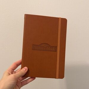 New NatureMade Brown Journal with Elastic Band Leeman